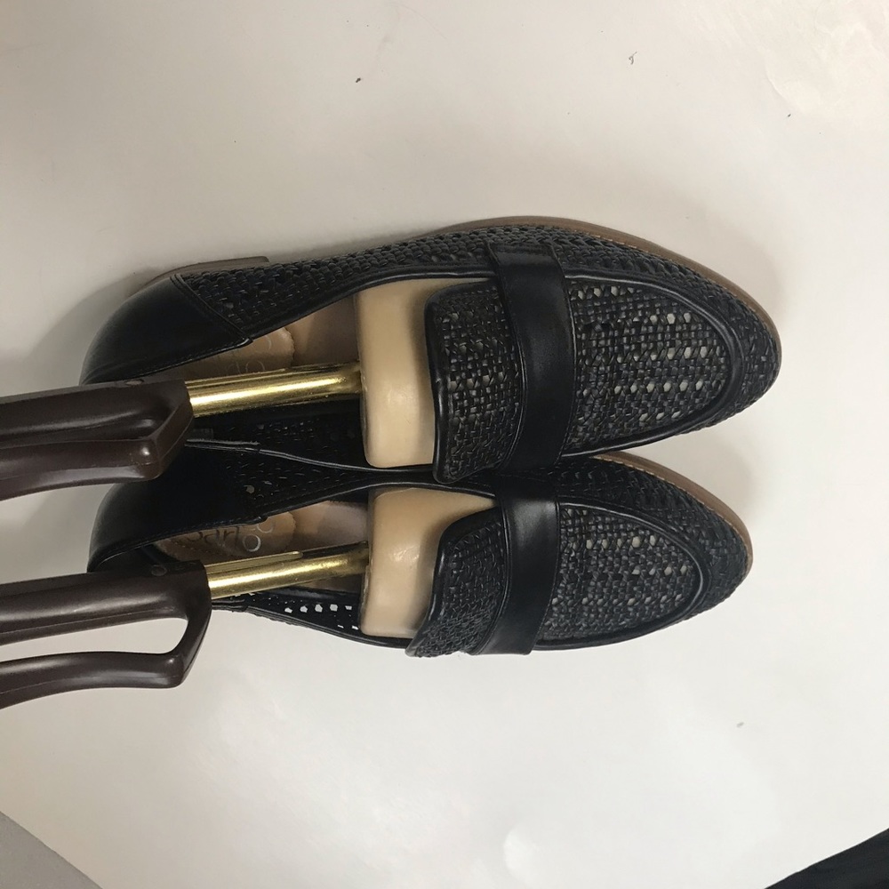Franco Sarto Women’s Woven Black Loafers Size 7.5 - Picture 4 of 8